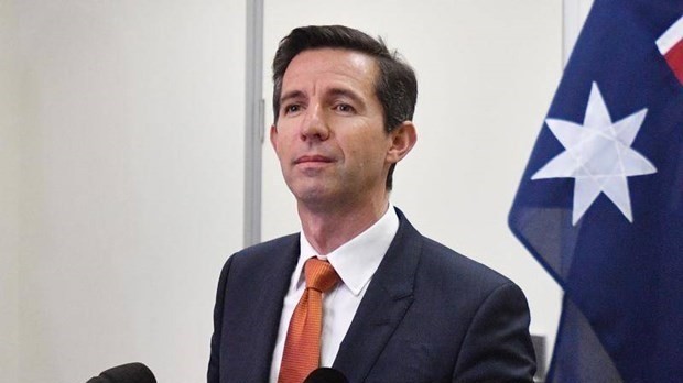 Australian Minister for Trade, Tourism, and Investment Simon Birmingham (Photo: canberratimes.com.au)