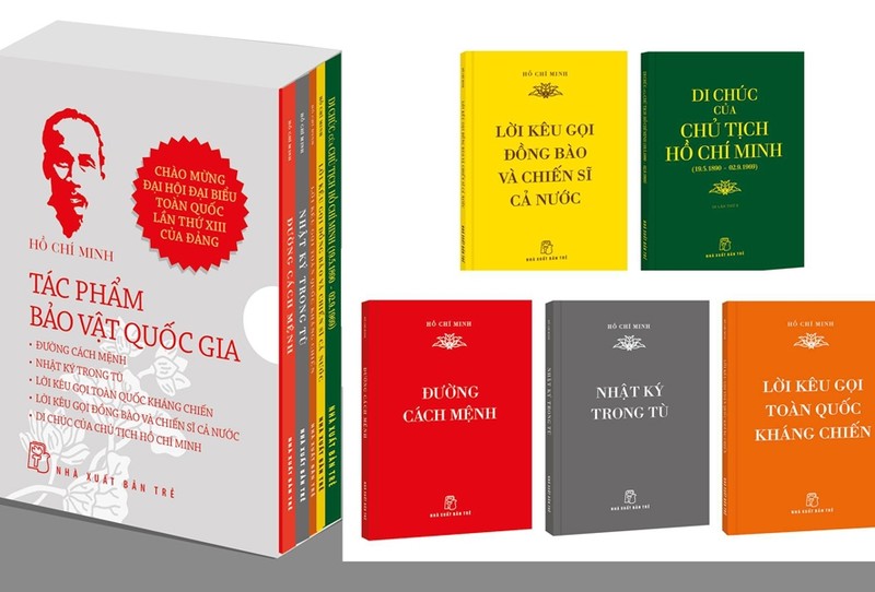 The book set of President Ho Chi Minh's writings