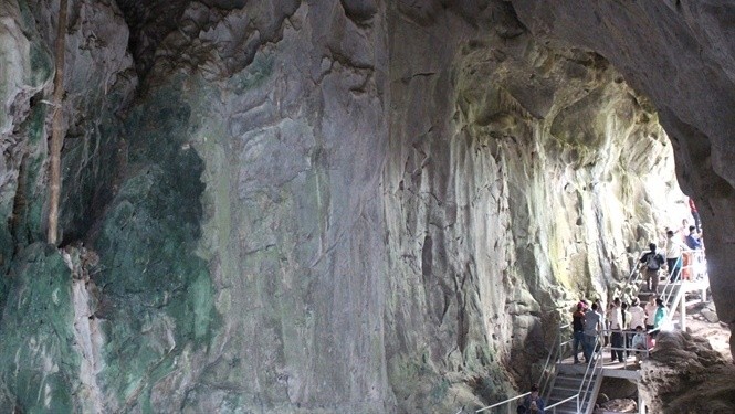 Inside Con Moong Cave