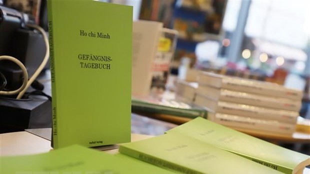 The German editions of "Diary in Prison" by President Ho Chi Minh. (Photo: VNA)