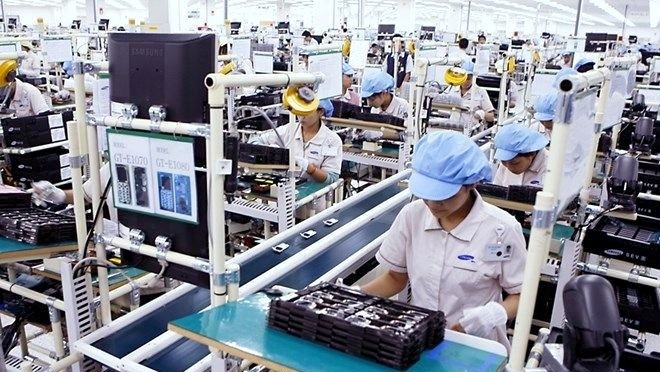 A month since the EVFTA took effect, phones and accessories are the largest group in Vietnam's exports to the EU. (Photo: Vietnamplus)
