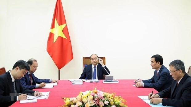 Prime Minister Nguyen Xuan Phuc (C) (Source: VNA)