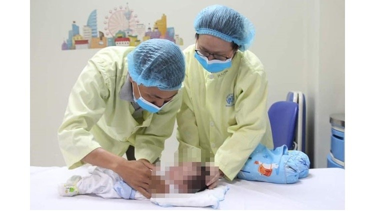 A 15-hour-old infant with four complex heart defects at the same time has been successfully operated upon at the Children Heart Centre under the Vietnam National Hospital of Paediatrics.