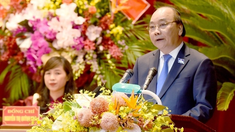 Prime Minister Nguyen Xuan Phuc speaking at the event (Photo: NDO)