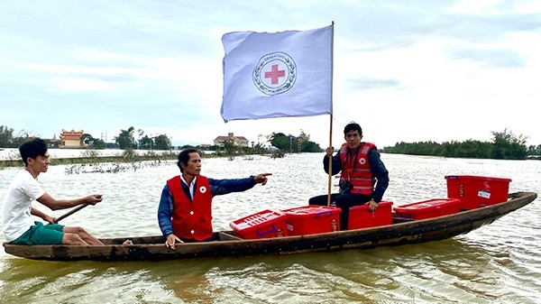 The Vietnam Red Cross Society's flood relief effort in Quang Tri Province