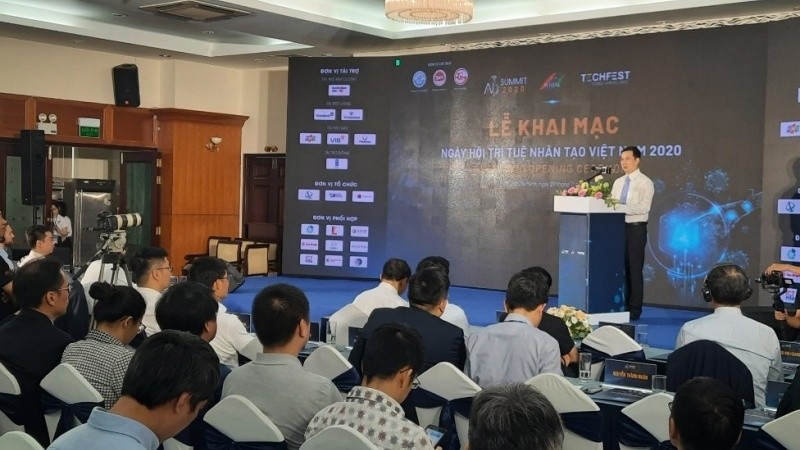 The opening ceremony of the Vietnam AI Festival 
