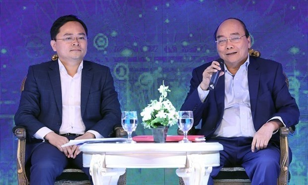 Prime Minister Nguyen Xuan Phuc at Techfest 2020 (Photo: Techfest)
