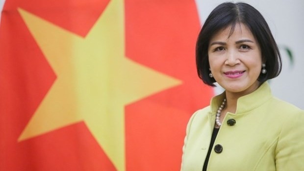 Ambassador Le Thi Tuyet Mai, head of the Vietnamese Permanent Mission to the UN, World Trade Organisation and other international organisations in Geneva, Switzerland (Photo: VNA)