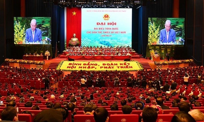 General view of the second National Congress of Vietnamese Ethnic Minorities. (Photo: NDO)