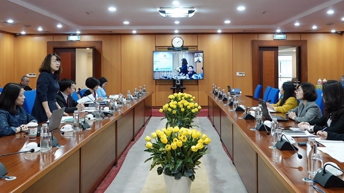 An overview of the webinar. (Photo: mof.gov.vn)