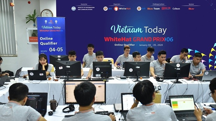 Contestants during the qualification round of the WhiteHat Grand Prix 06 in January this year. (Photo provided by the organisers)