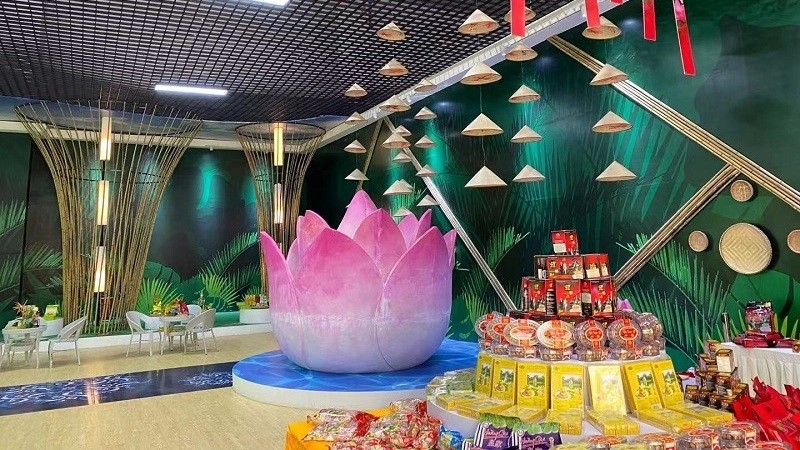 Vietnamese products showcased at the expo. (Photo: NDO)