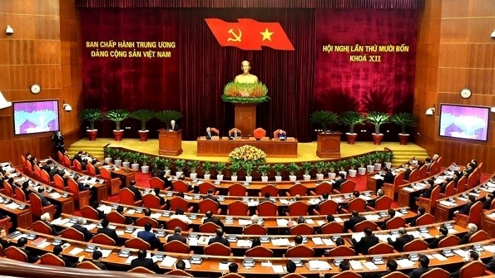A view of the 14th session of the 12th Party Central Committee that opened in Hanoi on December 14 (Photo: NDO/Dang Khoa)
