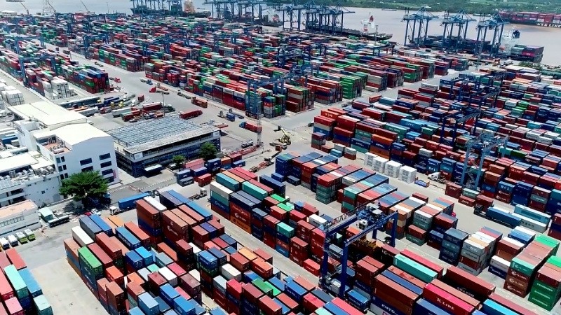 An overview of Cat Lai port in Ho Chi Minh City. (Photo: NDO)