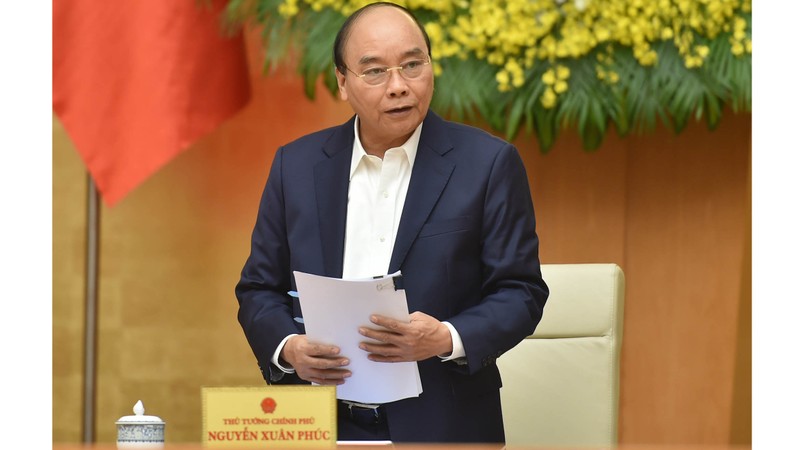 PM Nguyen Xuan Phuc speaking at the meeting (Photo: NDO)