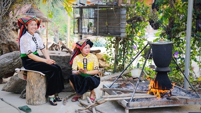 Thai ethnic women in Son La province. (Photo: Vietnam+)