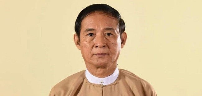 Myanmar President U Win Myint.