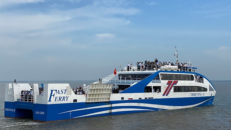 The new ferry service will shorten the travel time between Ho Chi Minh City and Vung Tau.