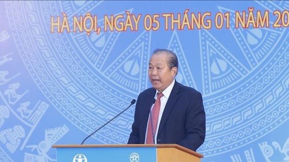 Deputy Prime Minister and chairman of the committee Truong Hoa Binh (Photo:VNA)