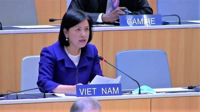 Ambassador Le Thi Tuyet Mai, head of the Vietnamese Permanent Mission of Vietnam to the United Nations, World Trade Organisation, and other international organisations. (Photo: VNA)