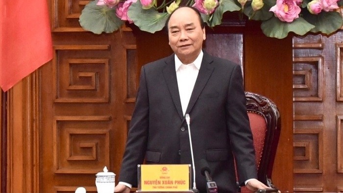 Prime Minister Nguyen Xuan Phuc at the working session with Binh Phuoc leaders