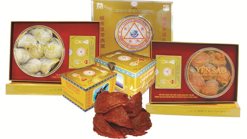 Bird's nest products of Khanh Hoa Salangane Nests Company.
