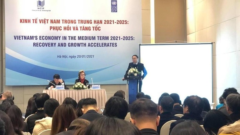 The workshop on Vietnam's economic prospects over the next five years.