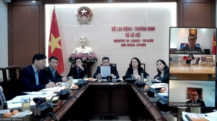 Vietnam and Israel kicked off negotiations on a labour cooperation agreement on January 21, 2021. (Photo: VNA)