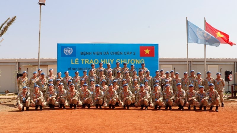 Member of Vietnam’s second Level-2 Field Hospital in South Sudan.