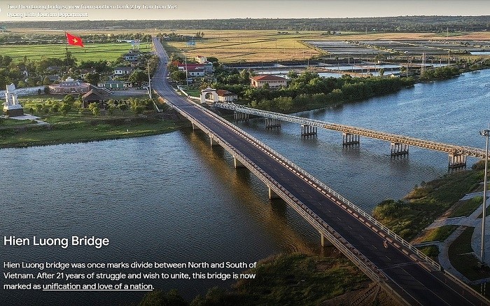 A photo of Hien Luong Bridge (Quang Tri Province) on Google Arts & Culture.