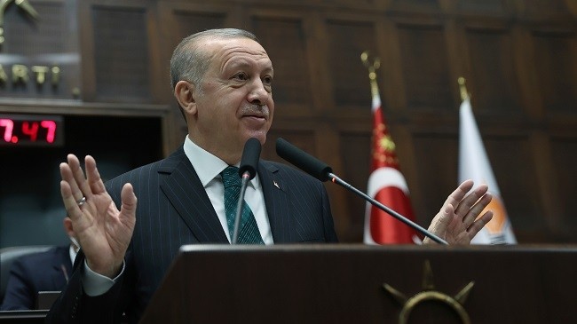 Turkish President Tayyip Erdogan said on Wednesday the only way to resolve the Cyprus dispute was a two-state solution, rather than a federation favoured by Athens and the UN.