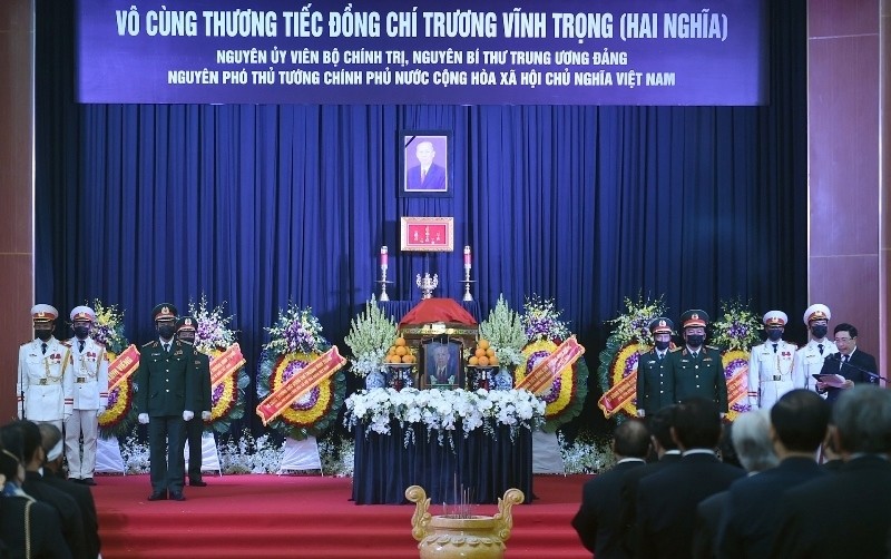 The memorial service for former Deputy PM Truong Vinh Trong in Ben Tre Province