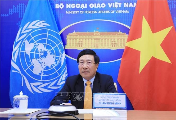 Vietnamese Deputy Prime Minister and Minister of Foreign Affairs Pham Binh Minh. (Photo: VNA)