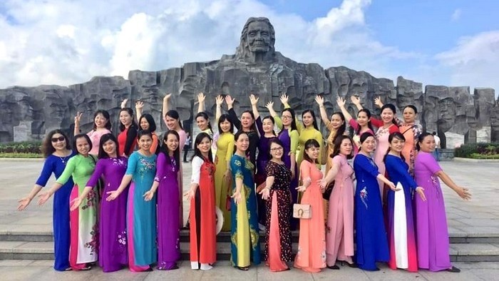 Women encouraged to wear Ao Dai during week-long cultural event launched by the Vietnam Women’s Union Central Committee from March 1-8 (Photo: vwu.vn)