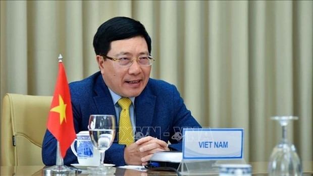 Vietnamese Deputy Prime Minister and Minister of Foreign Affairs Pham Binh Minh (Photo: VNA)
