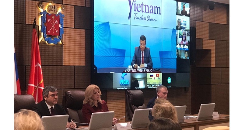 St. Petersburg hosts virtual travel forum with Vietnam (Photo: NDO)