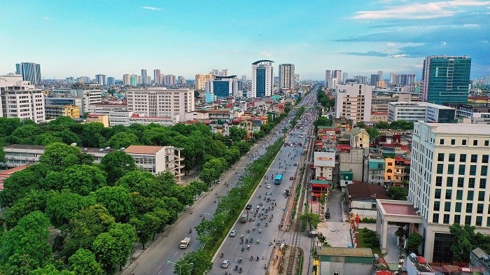 An aerial view of Vietnam's capital Hanoi. (Photo: NDO/Le Viet)