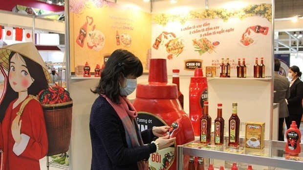 Vietnamese products showcased at Foodex Japan 2021 (Photo: VNA)