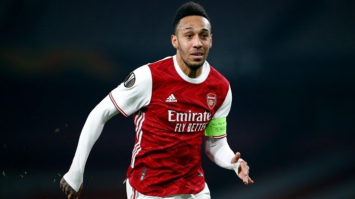Soccer Football - Europa League - Round of 16 Second Leg - Arsenal v Olympiacos - Emirates Stadium, London, Britain - March 18, 2021 Arsenal's Pierre-Emerick Aubameyang in action. (Photo: Reuters)