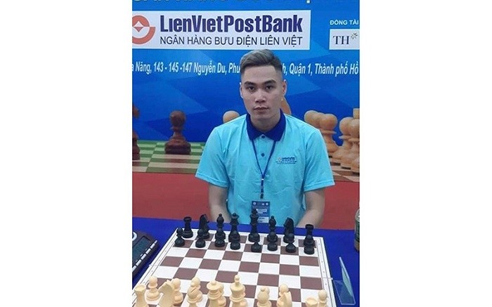 Tran Tuan Minh from Hanoi wins the men's blitz event at the 2021 National Chess Championships.
