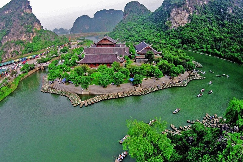 Trang An tourism site in Ninh Binh province.