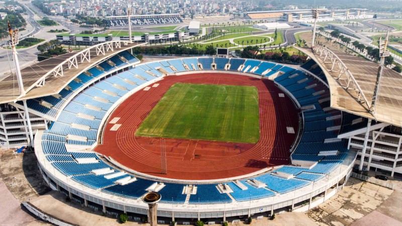 My Dinh Stadium is the venue for both men's football and athletics. (Photo: C.O)