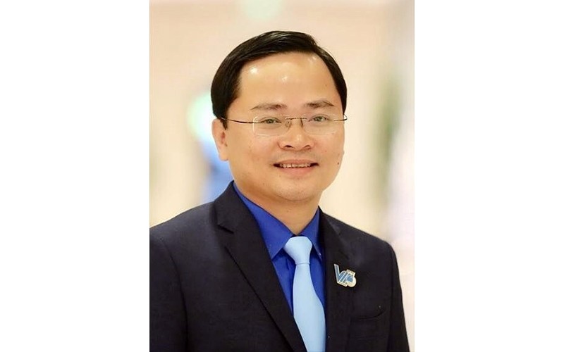 Member of the Party Central Committee and First Secretary of the HCYU Central Committee Nguyen Anh Tuan