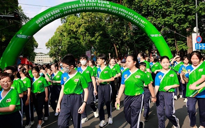 5,000 people join Olympic Run Day 2021 in Ho Chi Minh City.
