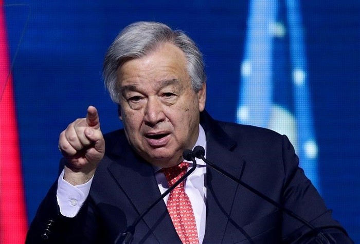 UN Secretary-General Antonio Guterres calls on the world to take urgent and drastic measures to resolve the debt crisis caused by COVID-19. (Photo: Reuters)