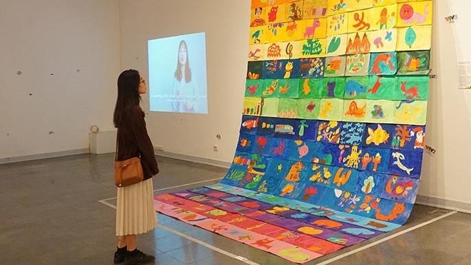 Exhibition displays artworks by children with autism