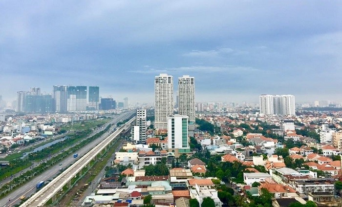 Ho Chi Minh City's state budget revenue from real estate rises 66.5% year-on-year in the first quarter of 2021. (Illustrative photo)