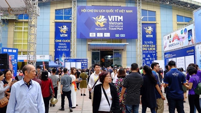 At the Vietnam International Travel Mart 2018 