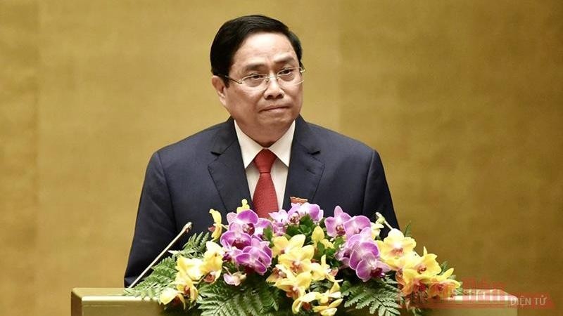 Prime Minister Pham Minh Chinh takes oath of office