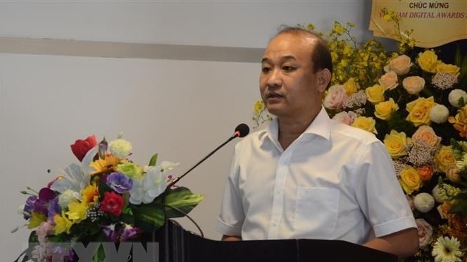 Da Nang Vice Chairman Le Quang Nam speaking at the launch of the Vietnam Digital Awards (Photo: VNA)